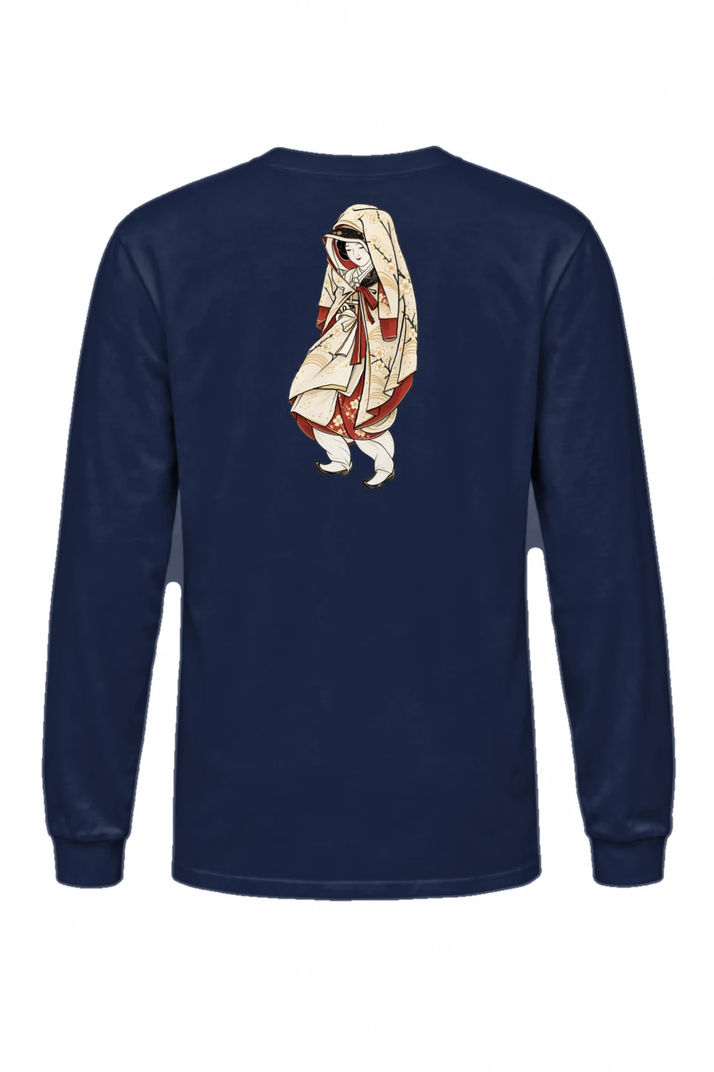 "Kimono Line Portrait" Unisex Longsleeve T-shirt | Gildan 2400