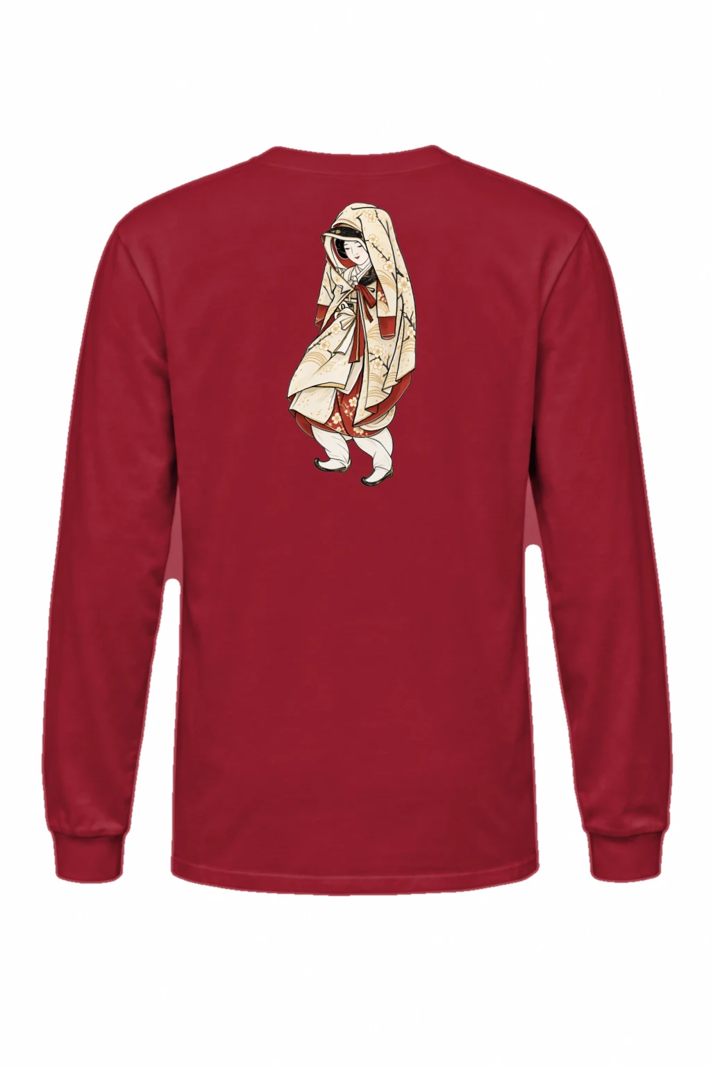 "Kimono Line Portrait" Unisex Longsleeve T-shirt | Gildan 2400