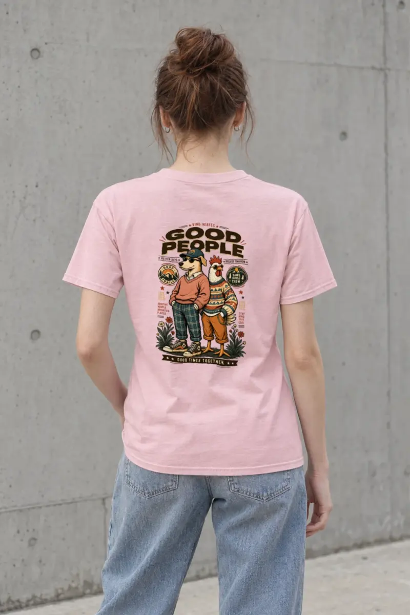 "Kind Hearts Good People" Heavyweight Unisex Crewneck T-shirt
