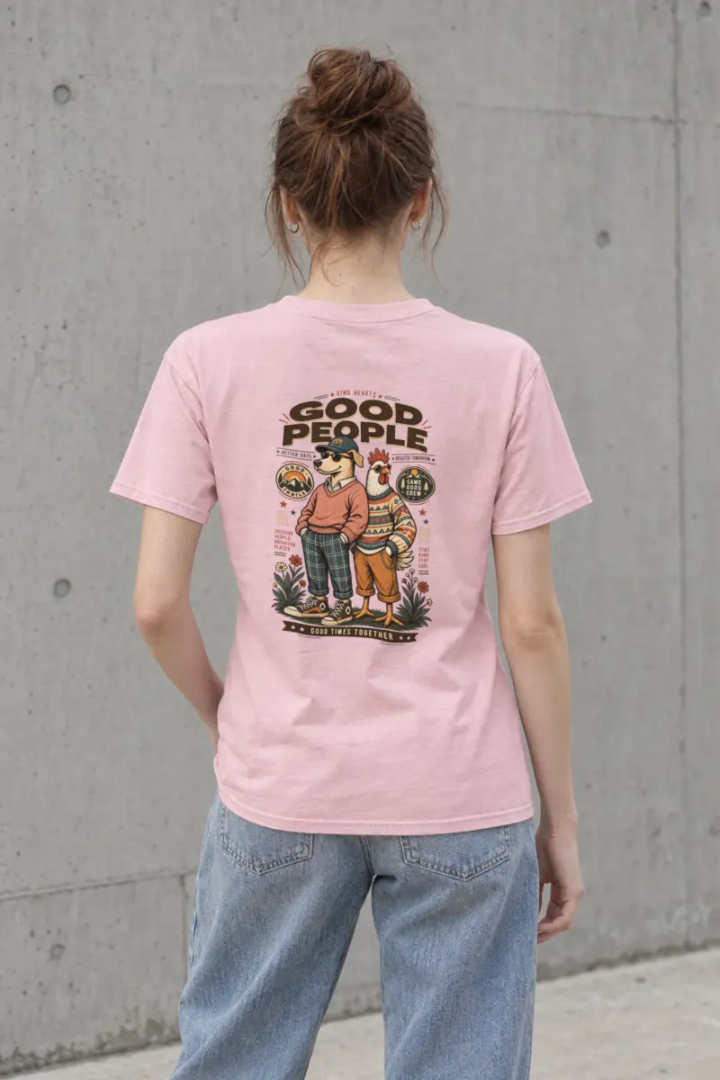 "Kind Hearts Good People" Heavyweight Unisex Crewneck T-shirt
