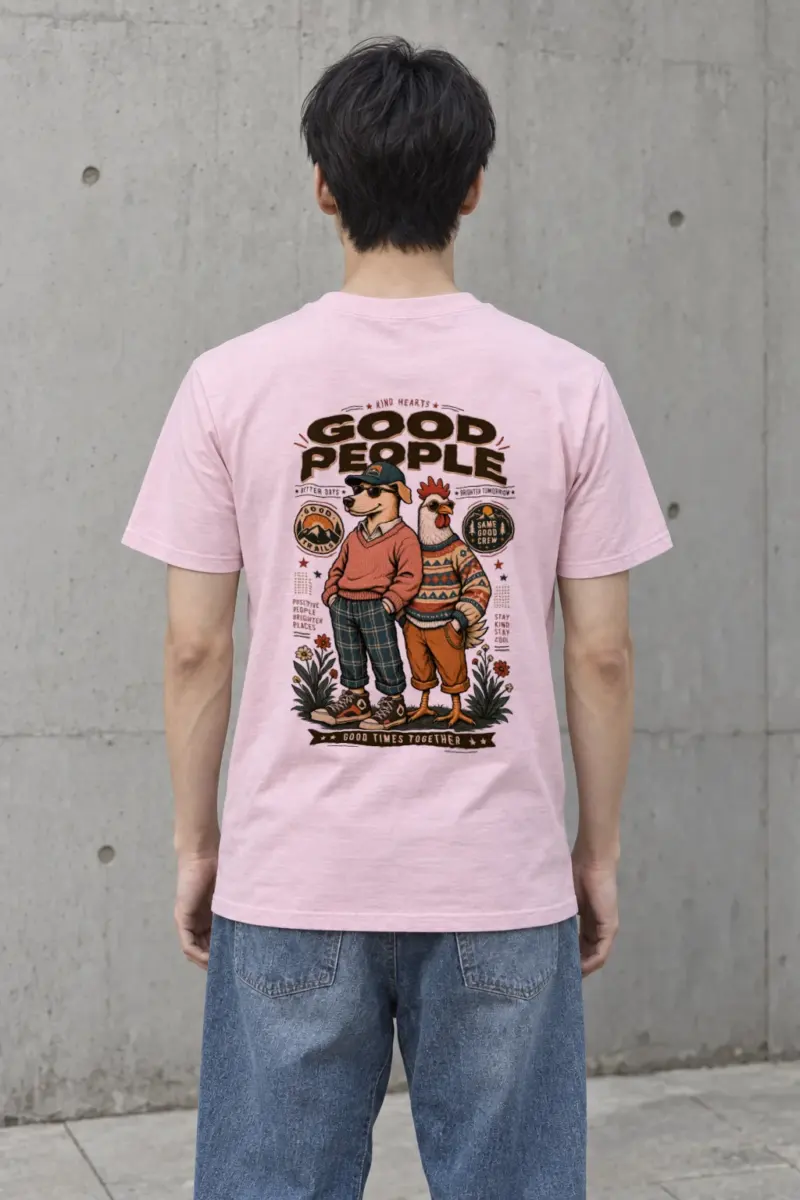 "Kind Hearts Good People" Heavyweight Unisex Crewneck T-shirt