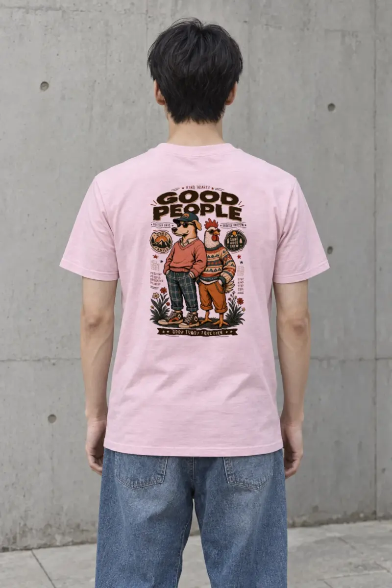 "Kind Hearts Good People" Heavyweight Unisex Crewneck T-shirt