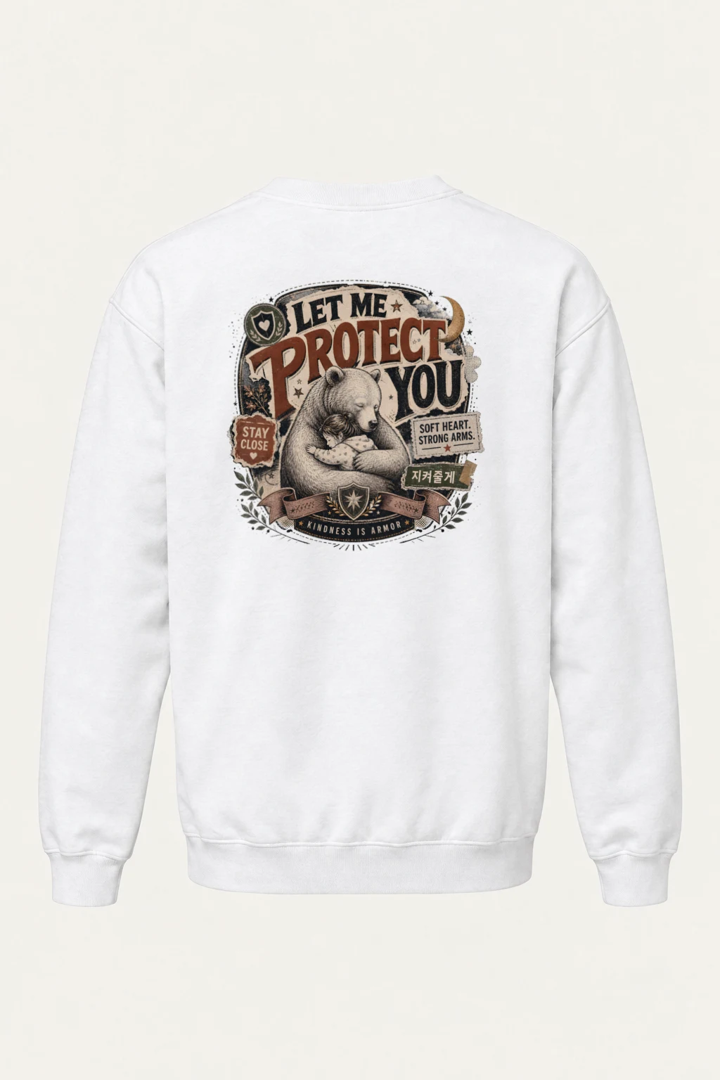 "Kindness Is Armor" Heavy Blend Unisex Crewneck Sweatshirt | Gildan 18000