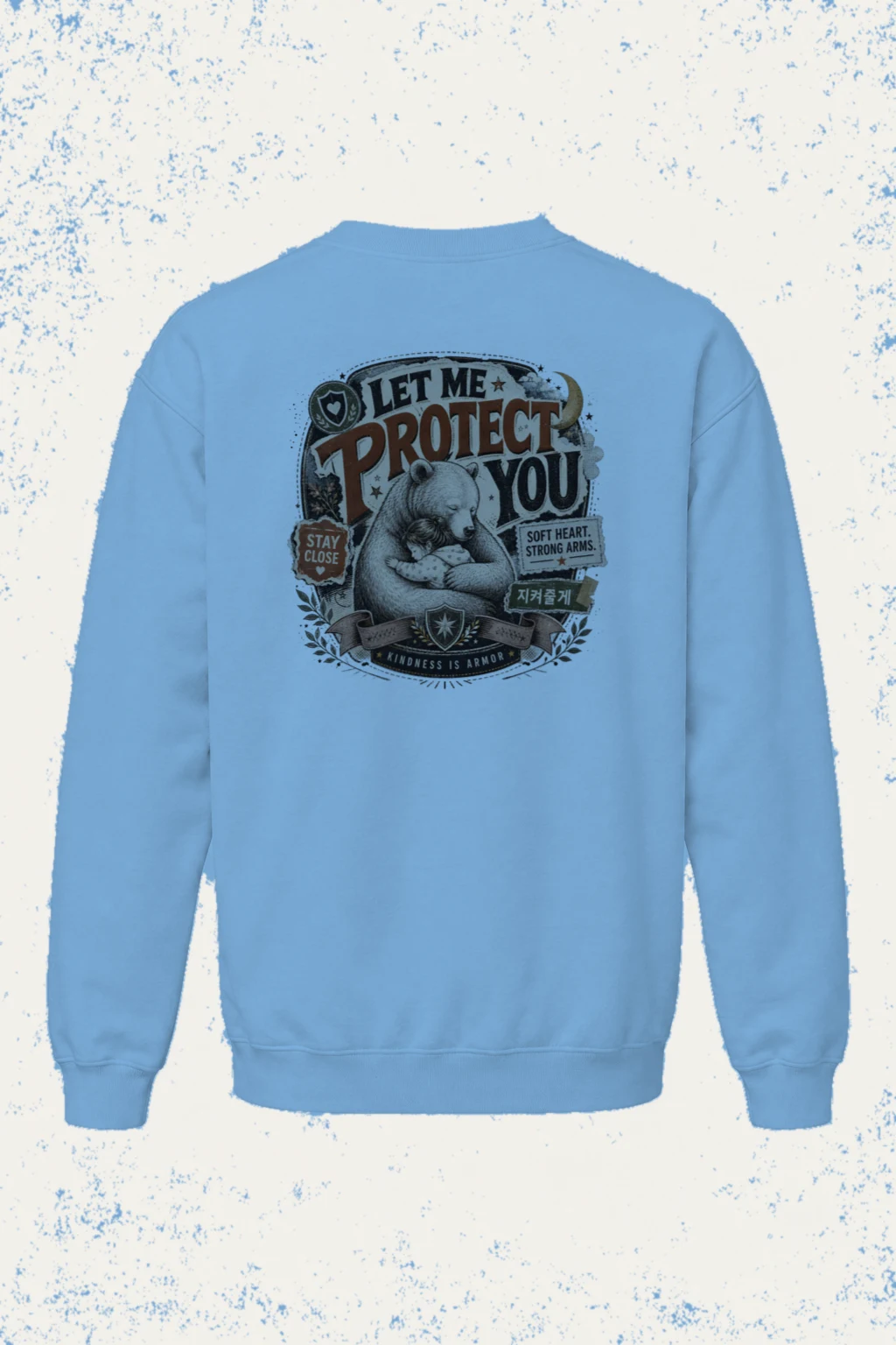 "Kindness Is Armor" Heavy Blend Unisex Crewneck Sweatshirt | Gildan 18000