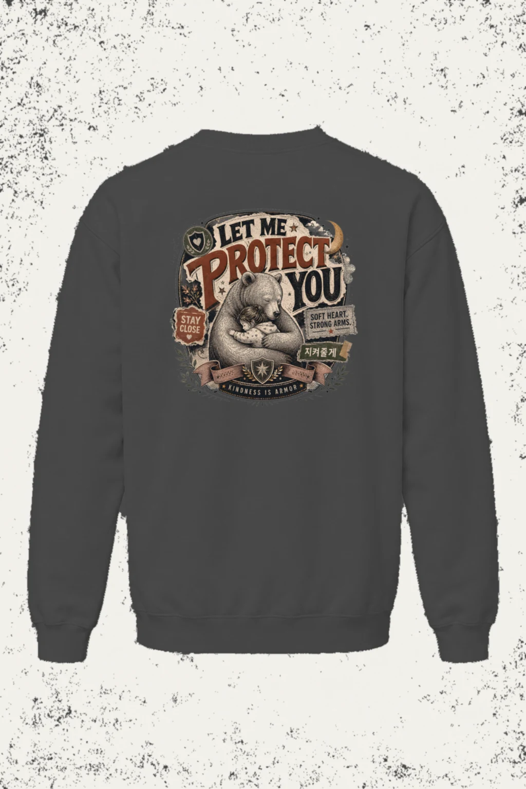 "Kindness Is Armor" Heavy Blend Unisex Crewneck Sweatshirt | Gildan 18000