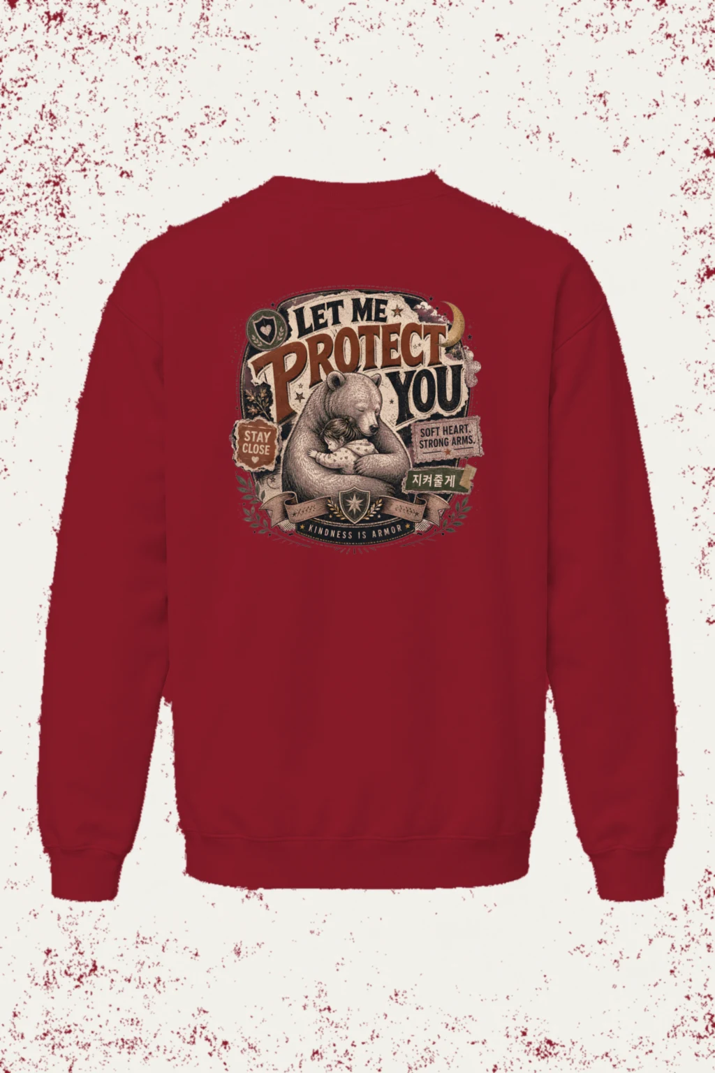 "Kindness Is Armor" Heavy Blend Unisex Crewneck Sweatshirt | Gildan 18000