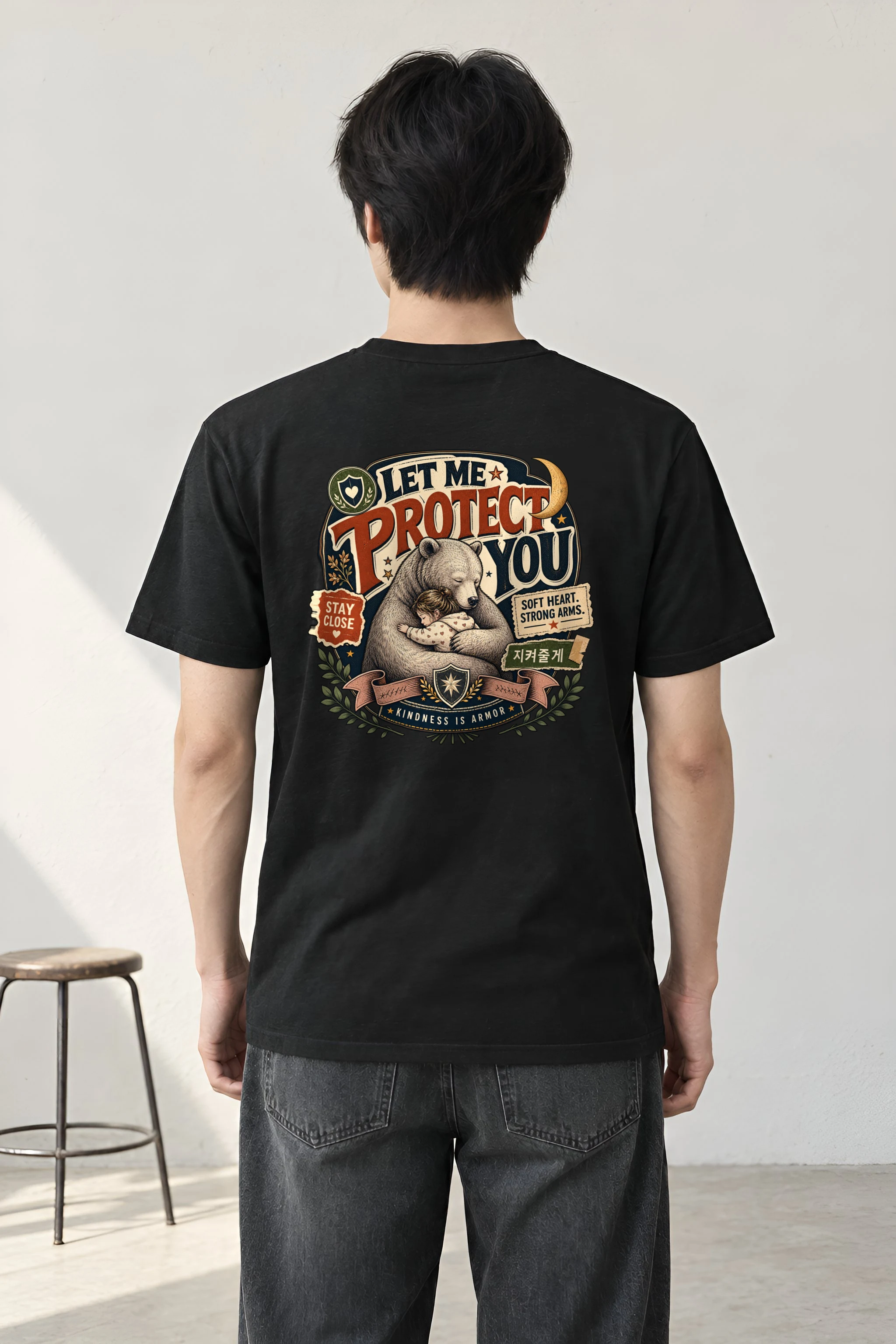 "Kindness Is Armor" Heavyweight Unisex Crewneck T-shirt