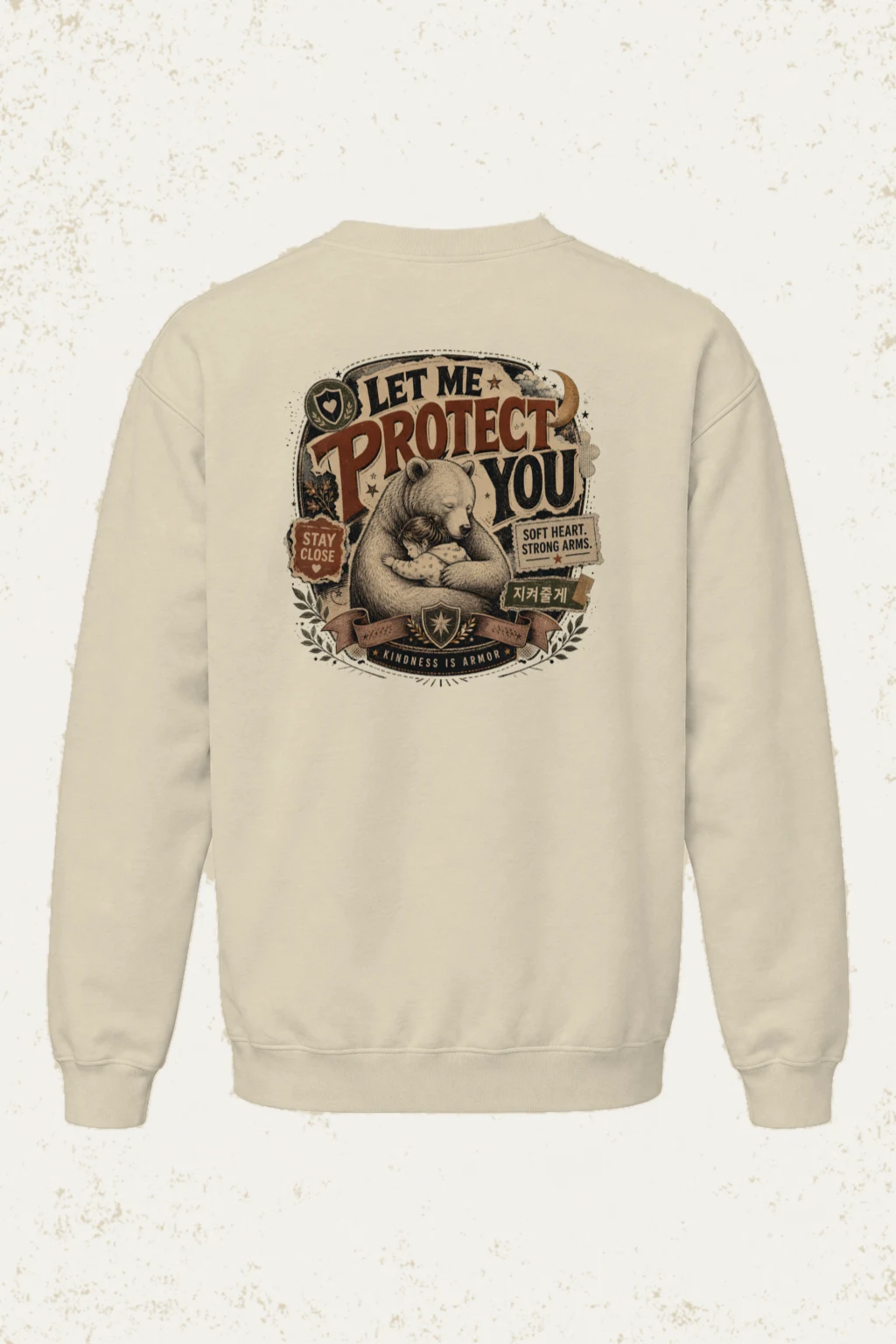"Kindness Is Armor" Unisex Sponge Fleece Crewneck Sweatshirt | Bella + Canvas 3901