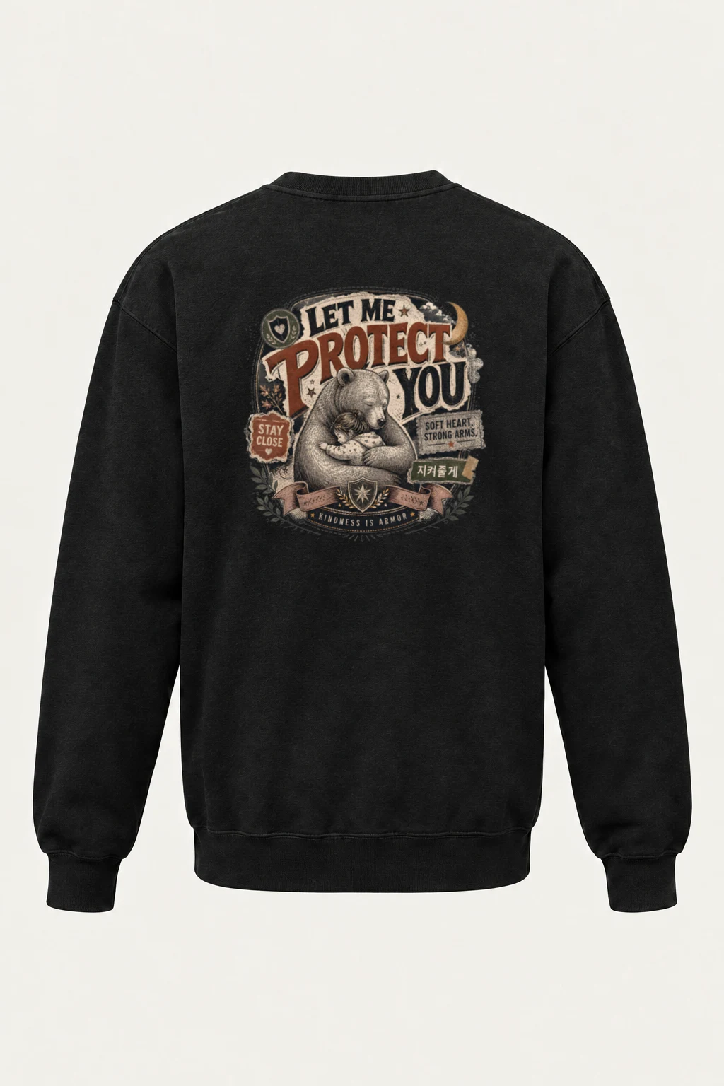 "Kindness Is Armor" Unisex Sponge Fleece Crewneck Sweatshirt | Bella + Canvas 3901