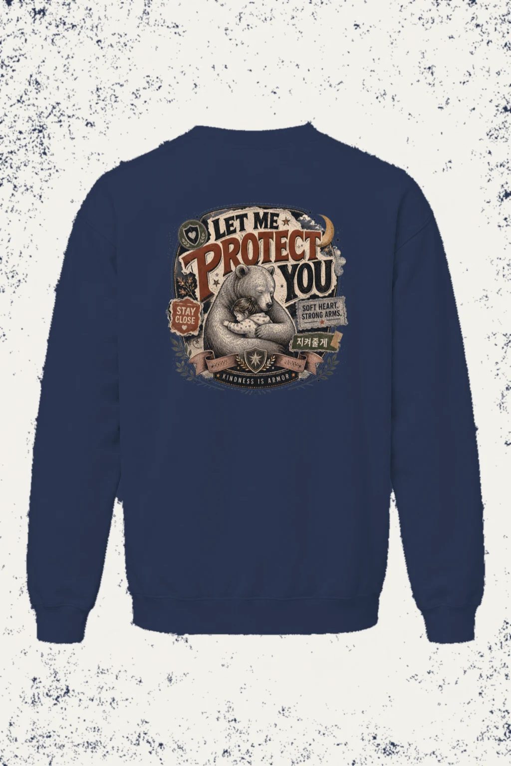 "Kindness Is Armor" Unisex Sponge Fleece Crewneck Sweatshirt | Bella + Canvas 3901