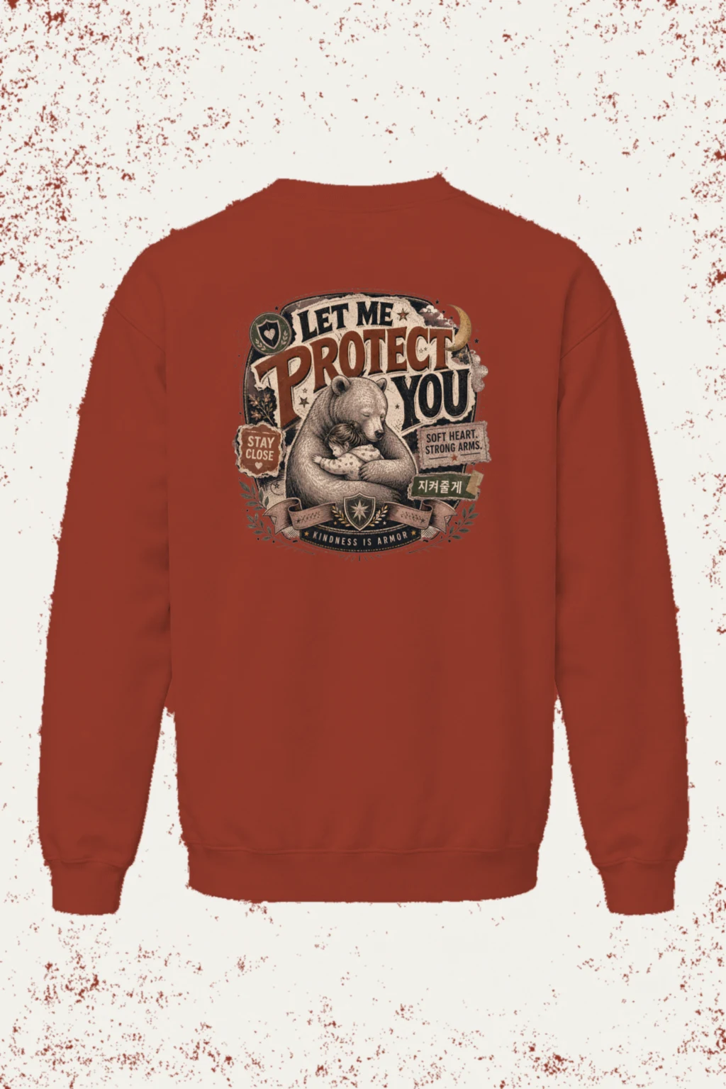 "Kindness Is Armor" Unisex Sponge Fleece Crewneck Sweatshirt | Bella + Canvas 3901