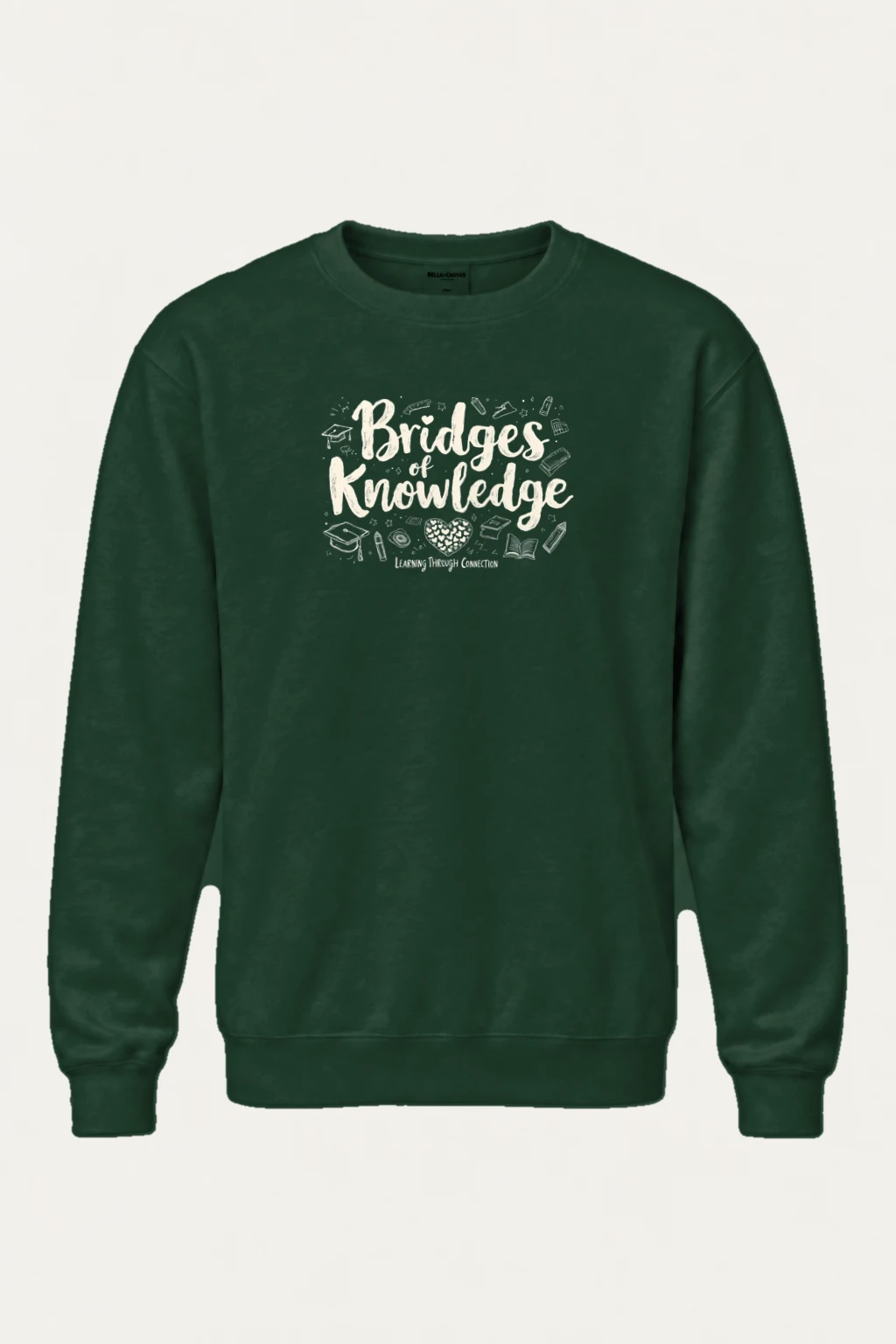 "Kindness Knowledge" Heavy Blend Unisex Crewneck Sweatshirt | Gildan 18000