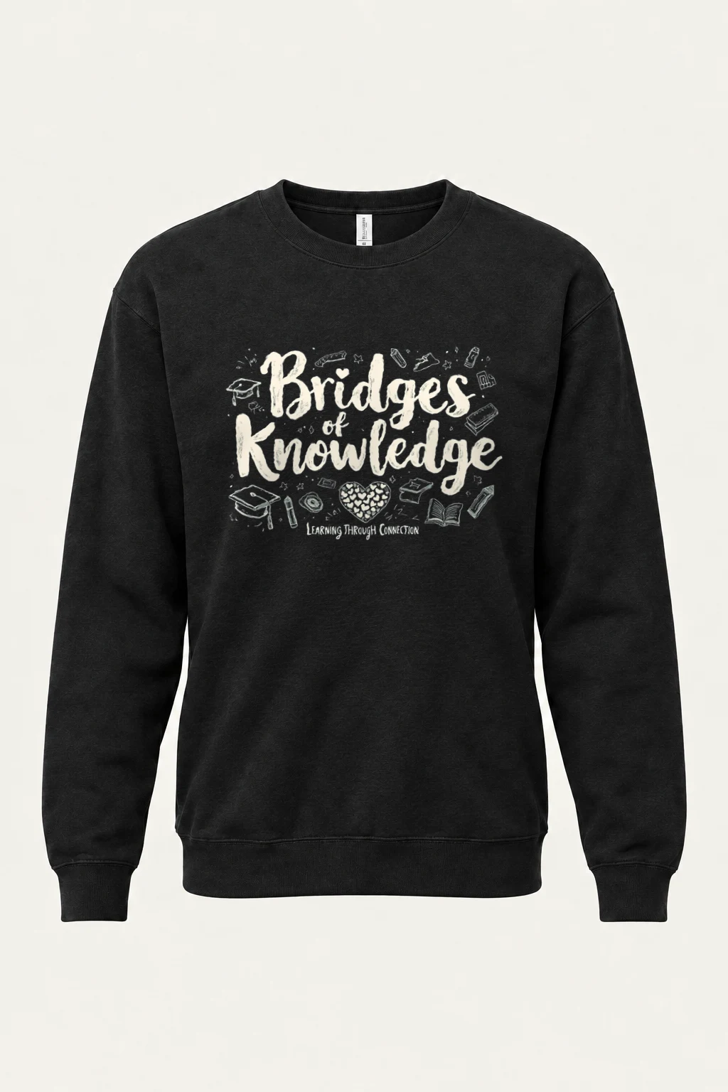 "Kindness Knowledge" Heavy Blend Unisex Crewneck Sweatshirt | Gildan 18000