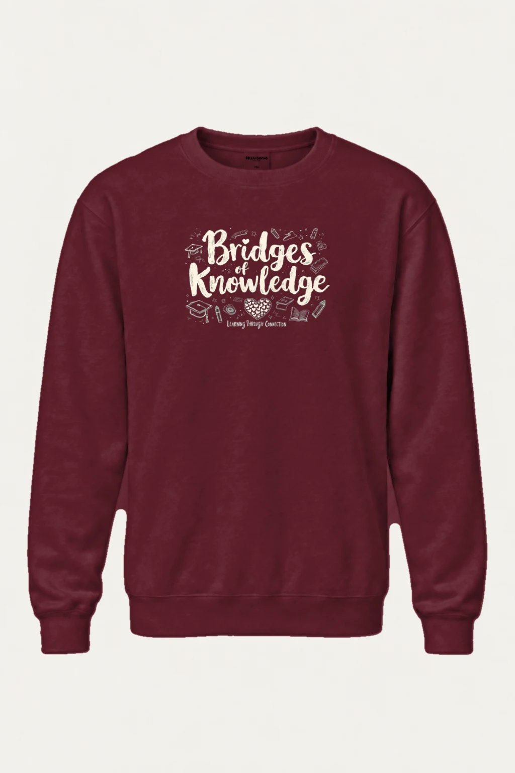 "Kindness Knowledge" Heavy Blend Unisex Crewneck Sweatshirt | Gildan 18000