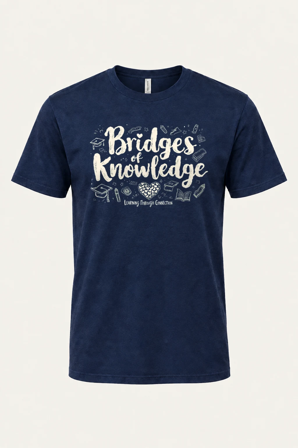 "Kindness Knowledge" Heavyweight Unisex Crewneck T-shirt | Gildan 5000