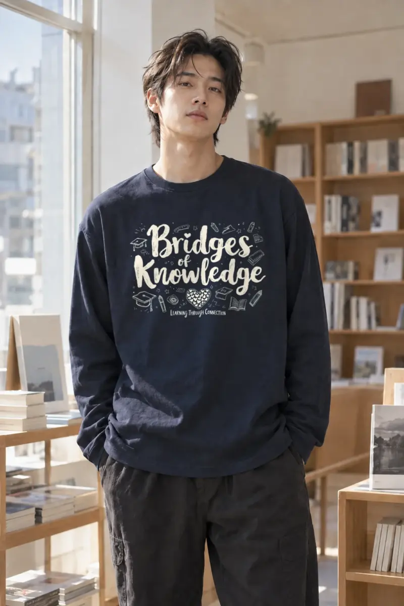 "Kindness Knowledge" Unisex Longsleeve T-shirt | Gildan 2400