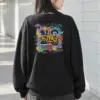"King Graffiti Collage" Heavy Blend Unisex Crewneck Sweatshirt | Gildan 18000