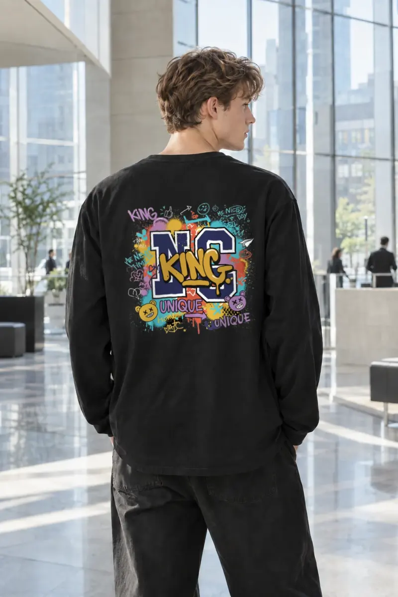 "King Graffiti Layers" Unisex Longsleeve T-shirt | Gildan 2400
