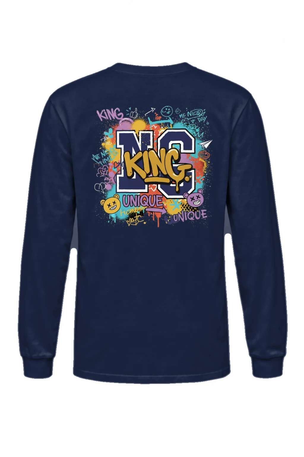 "King Graffiti Layers" Unisex Longsleeve T-shirt | Gildan 2400