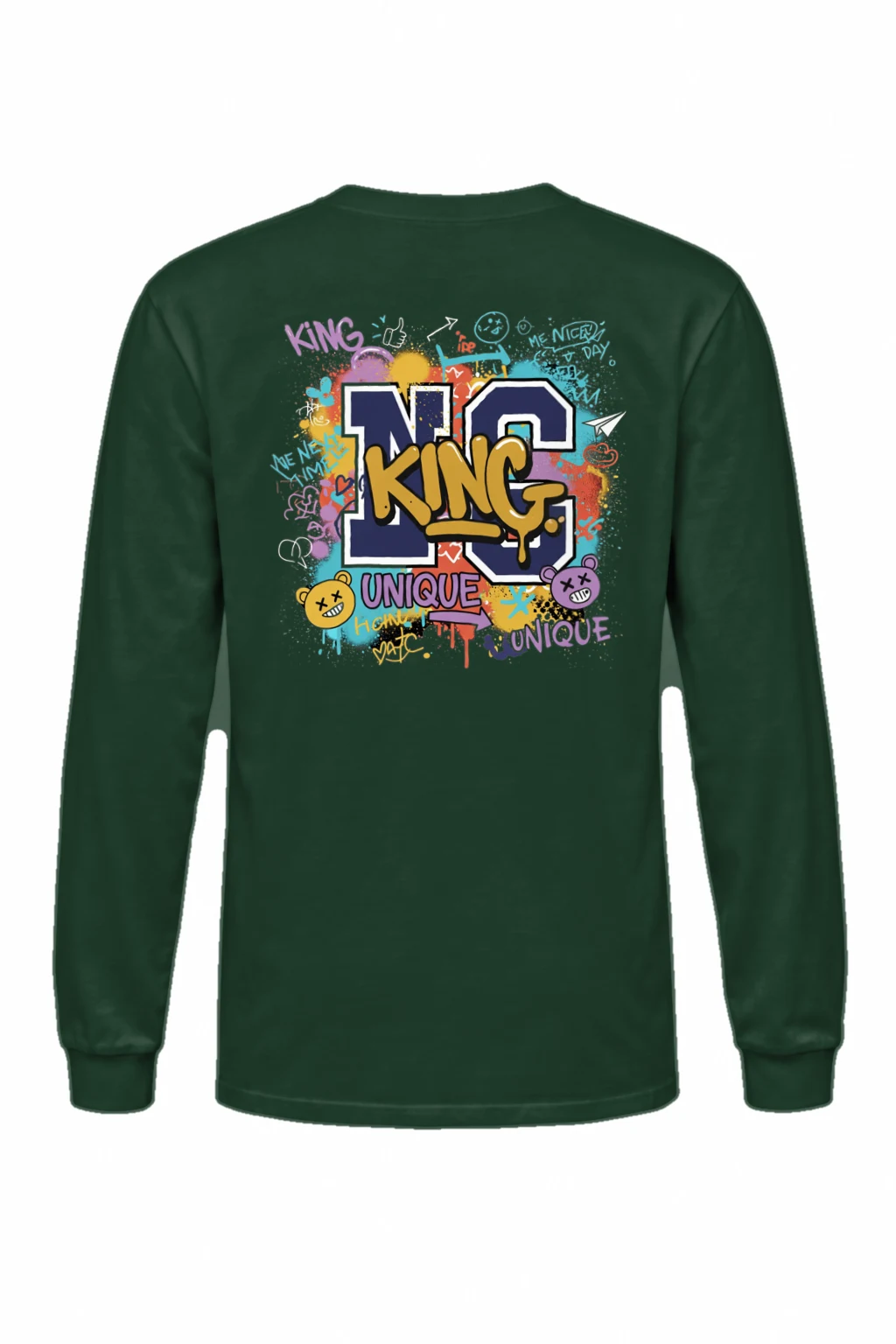 "King Graffiti Layers" Unisex Longsleeve T-shirt | Gildan 2400