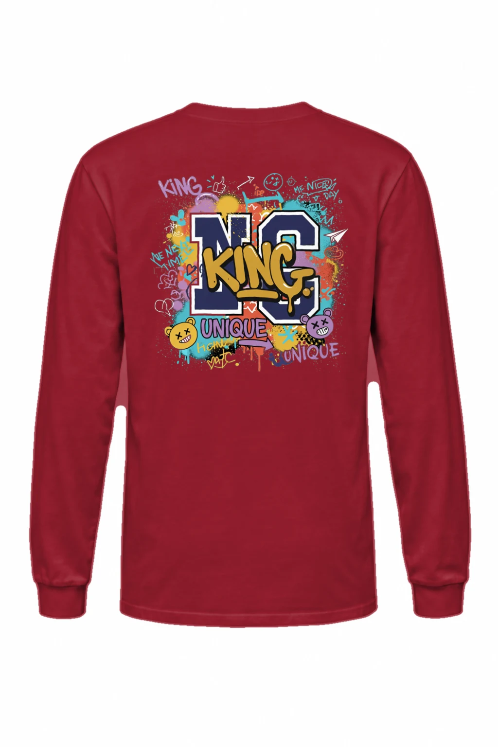 "King Graffiti Layers" Unisex Longsleeve T-shirt | Gildan 2400