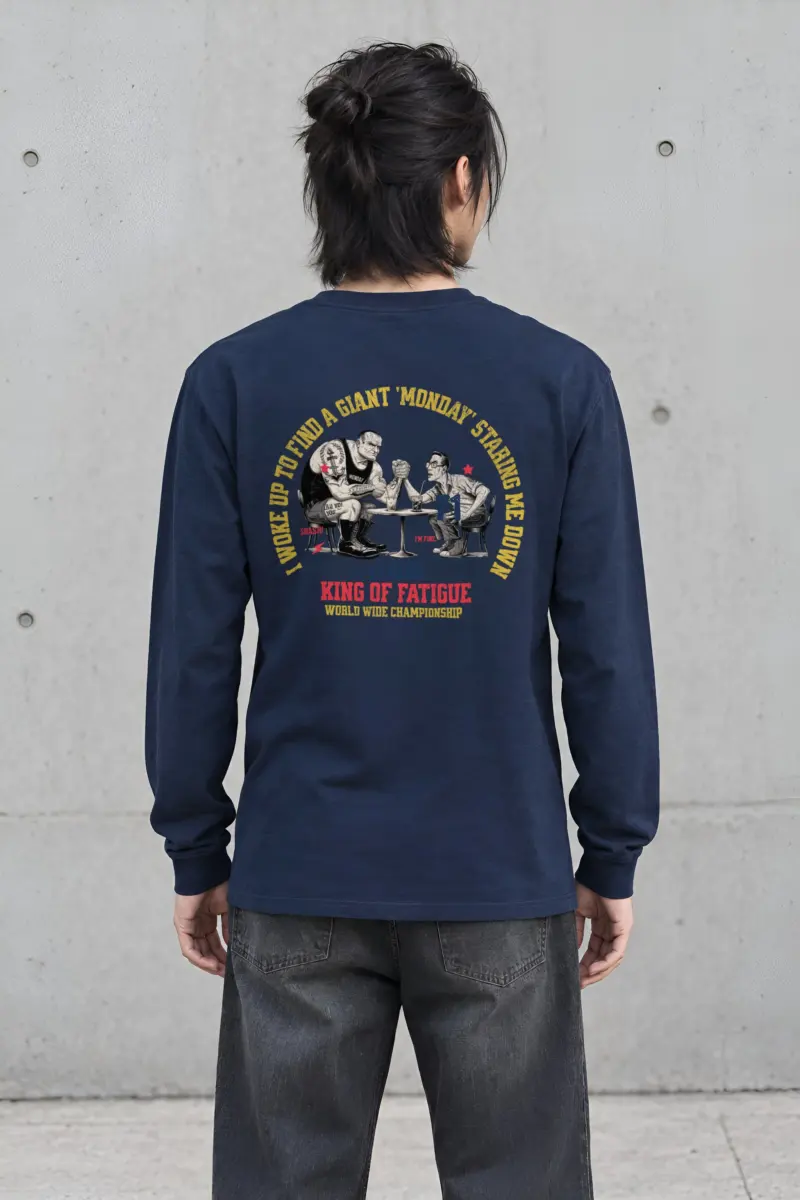 "King Of Fatigue" Unisex Longsleeve T-shirt
