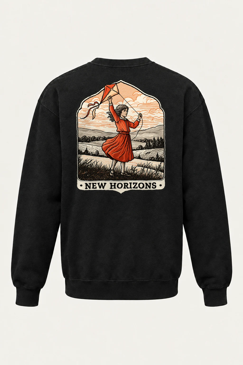 "Kitebound Country" Heavy Blend Unisex Crewneck Sweatshirt | Gildan 18000