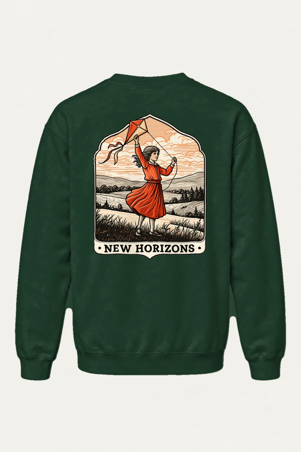 "Kitebound Country" Heavy Blend Unisex Crewneck Sweatshirt | Gildan 18000