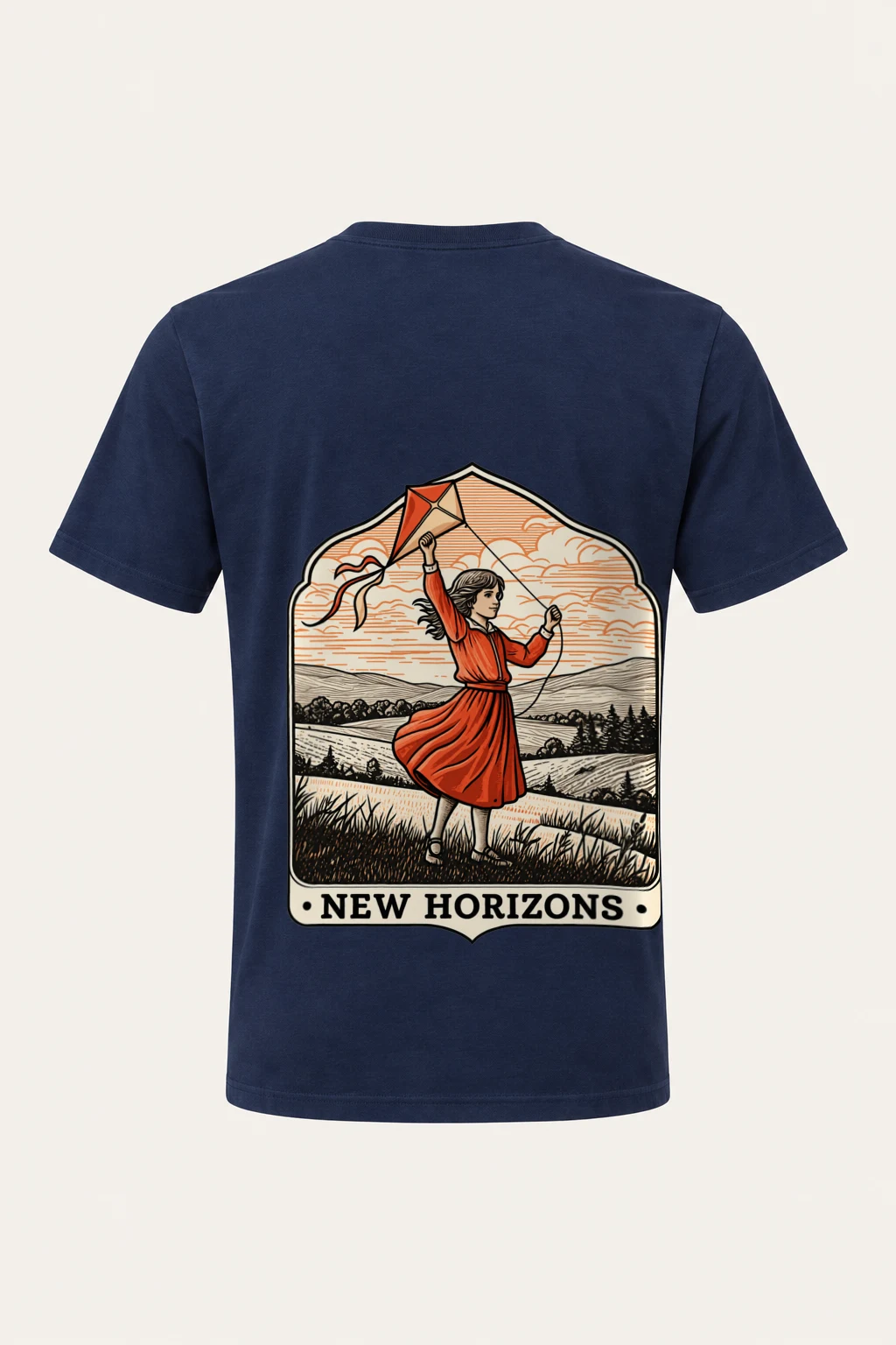 "Kitebound Country" Heavyweight Unisex Crewneck T-shirt | Gildan 5000