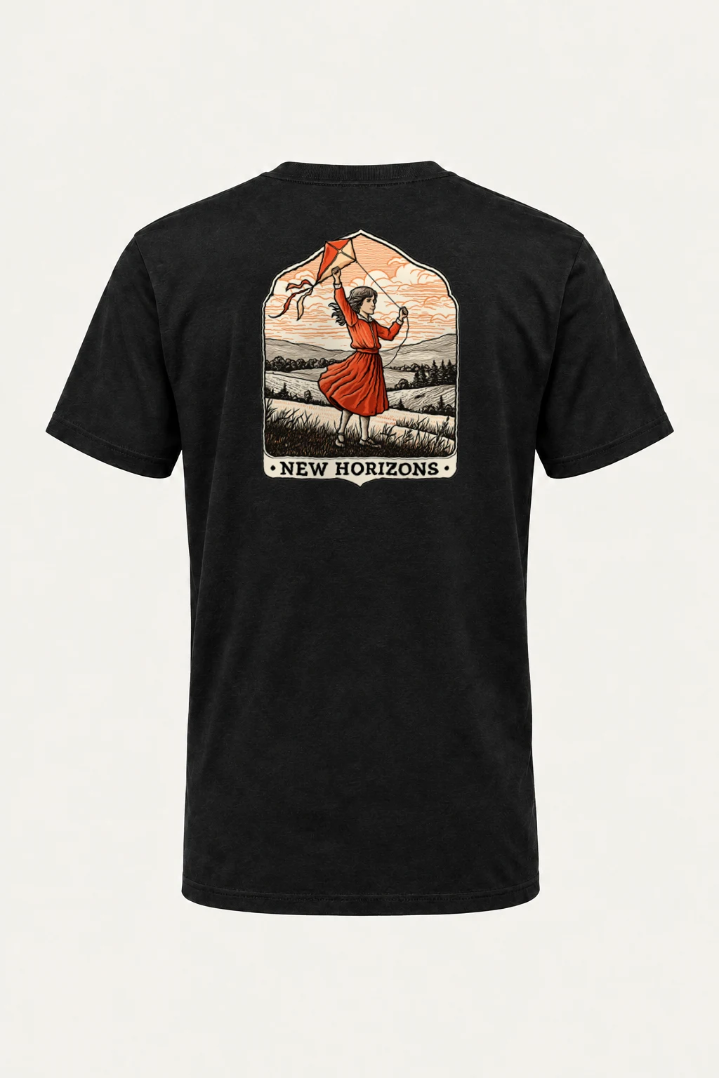 "Kitebound Country" Heavyweight Unisex Crewneck T-shirt | Gildan 5000