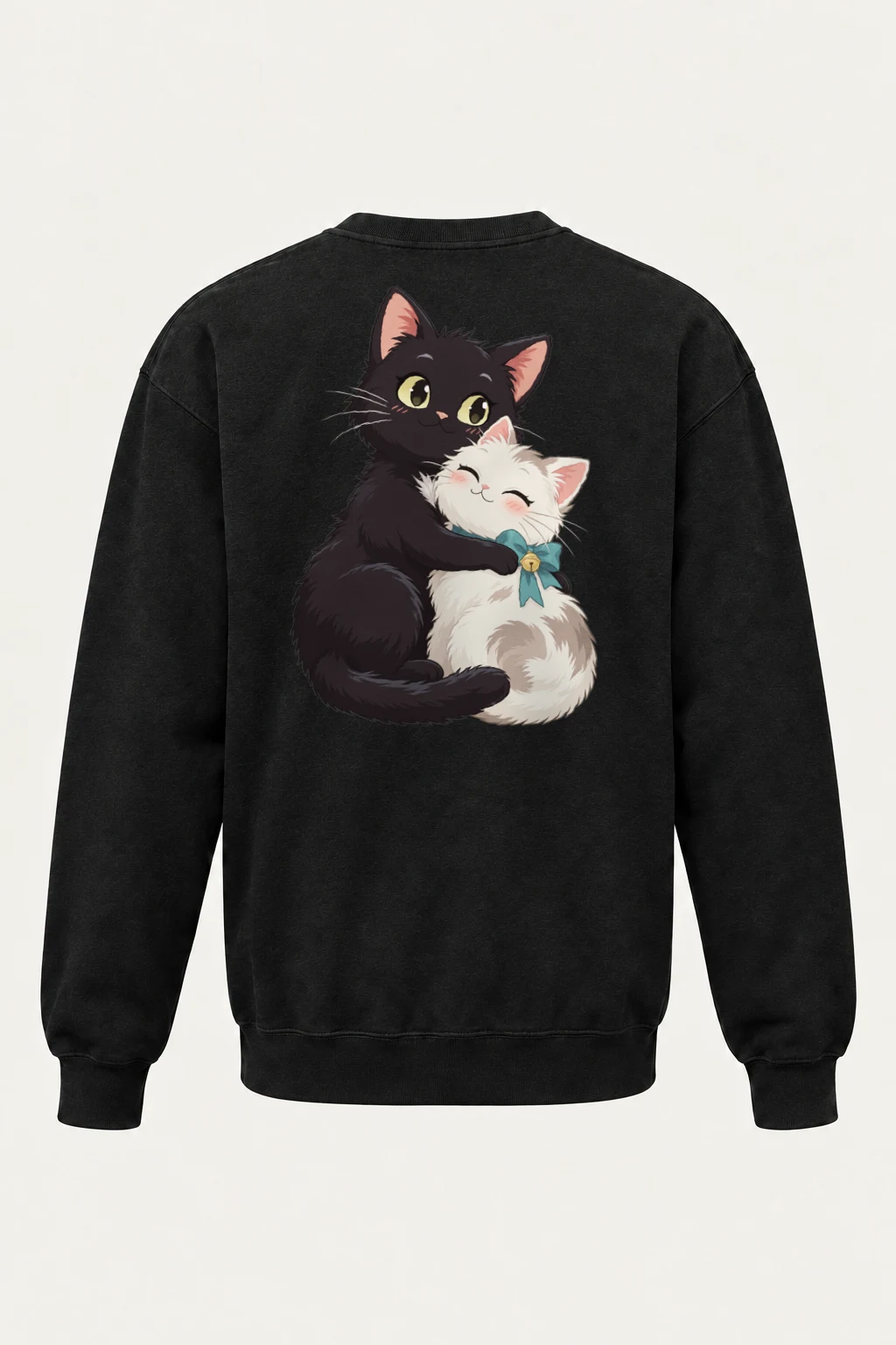 "Kitten Hug" Heavy Blend Unisex Crewneck Sweatshirt | Gildan 18000