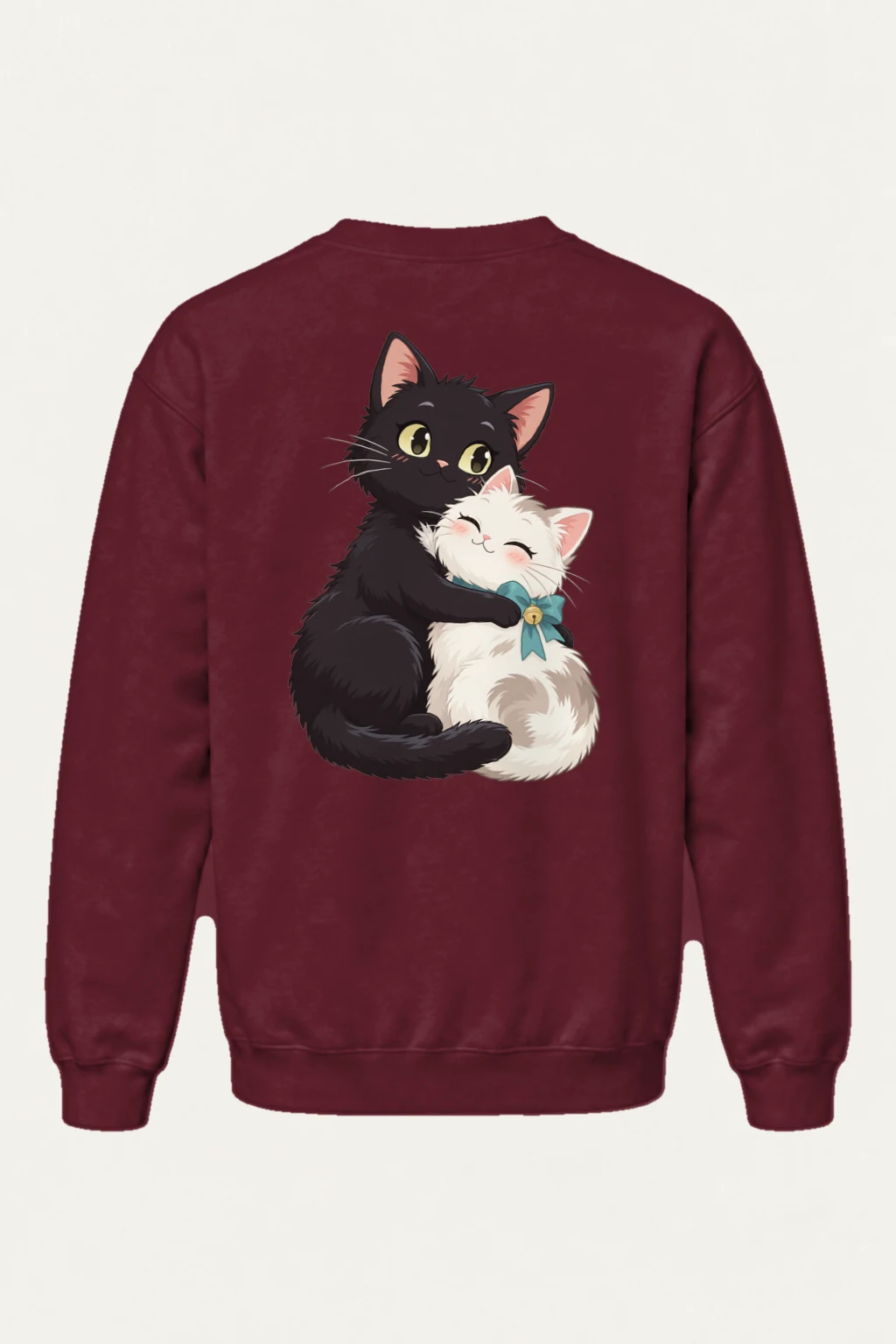 "Kitten Hug" Heavy Blend Unisex Crewneck Sweatshirt | Gildan 18000