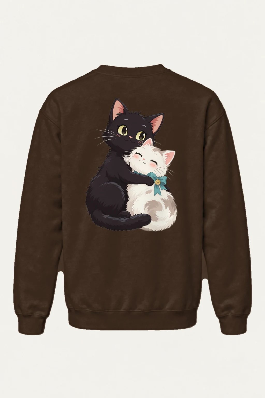 "Kitten Hug" Heavy Blend Unisex Crewneck Sweatshirt | Gildan 18000