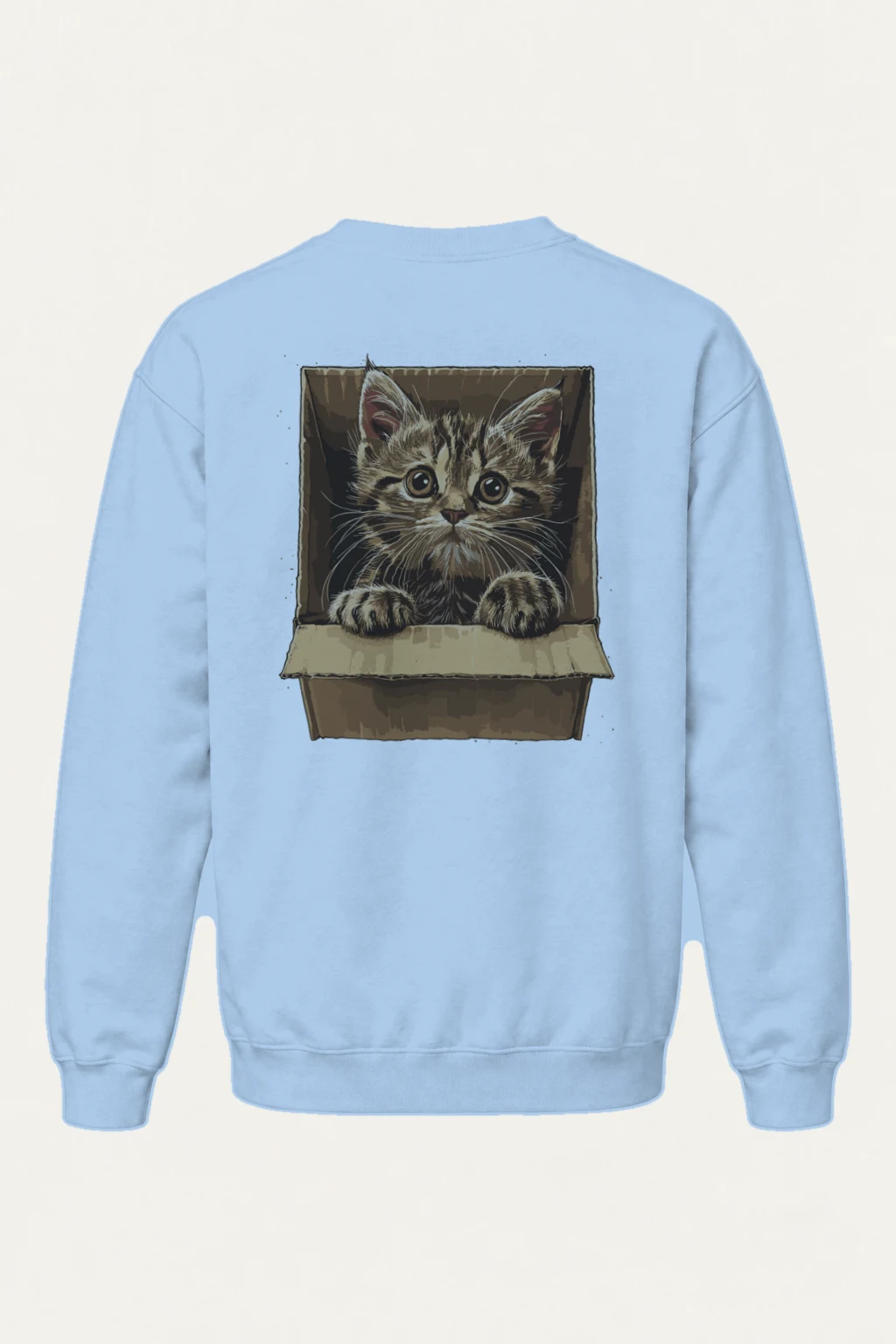 "Kitten In A Box" Heavy Blend Unisex Crewneck Sweatshirt | Gildan 18000