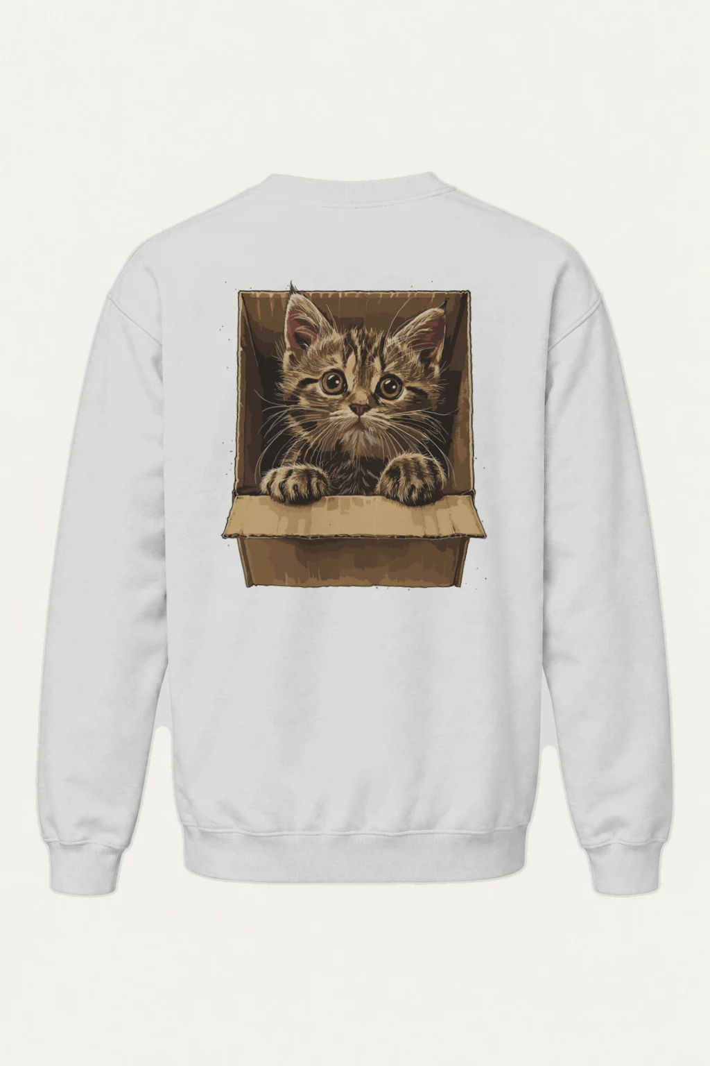 "Kitten In A Box" Heavy Blend Unisex Crewneck Sweatshirt | Gildan 18000