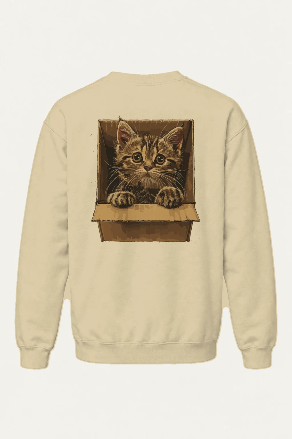 "Kitten In A Box" Heavy Blend Unisex Crewneck Sweatshirt | Gildan 18000