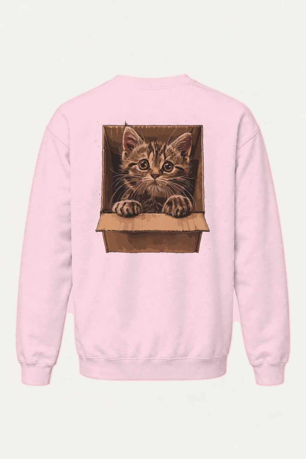 "Kitten In A Box" Heavy Blend Unisex Crewneck Sweatshirt | Gildan 18000