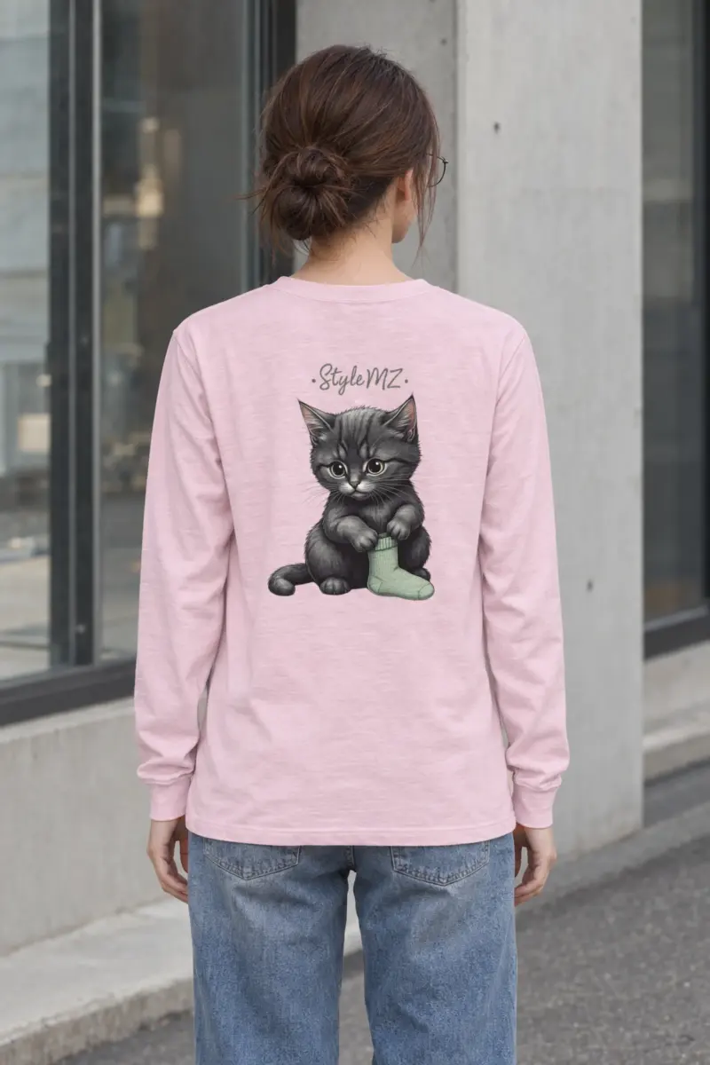 "Kitten Sock" Unisex Longsleeve T-shirt