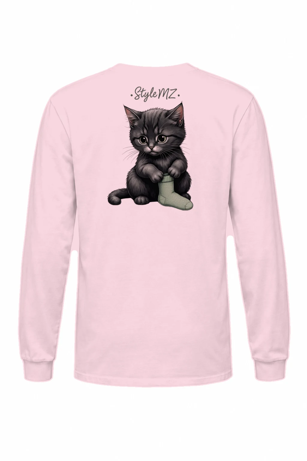 "Kitten Sock" Unisex Longsleeve T-shirt | Gildan 2400