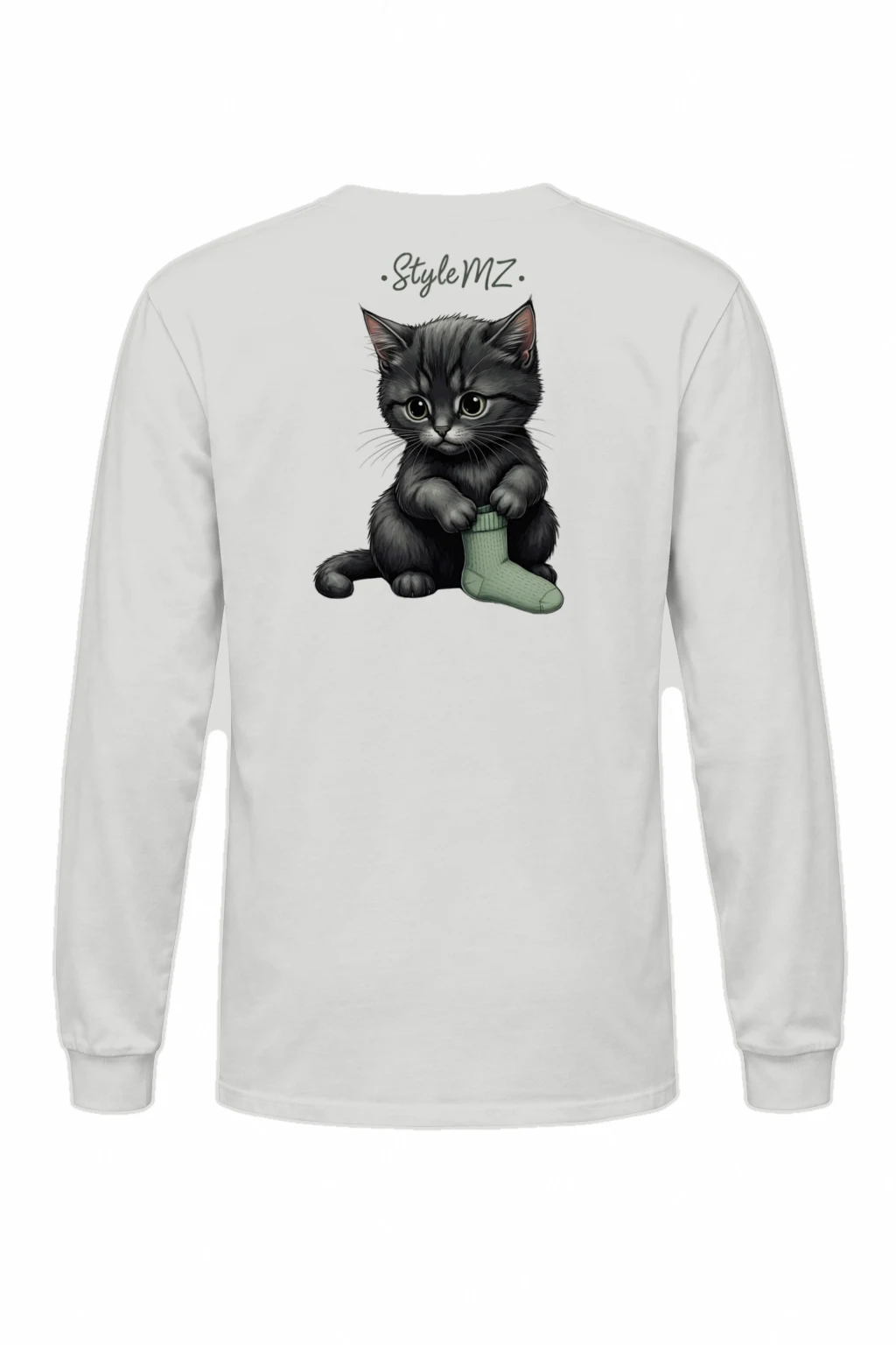 "Kitten Sock" Unisex Longsleeve T-shirt | Gildan 2400