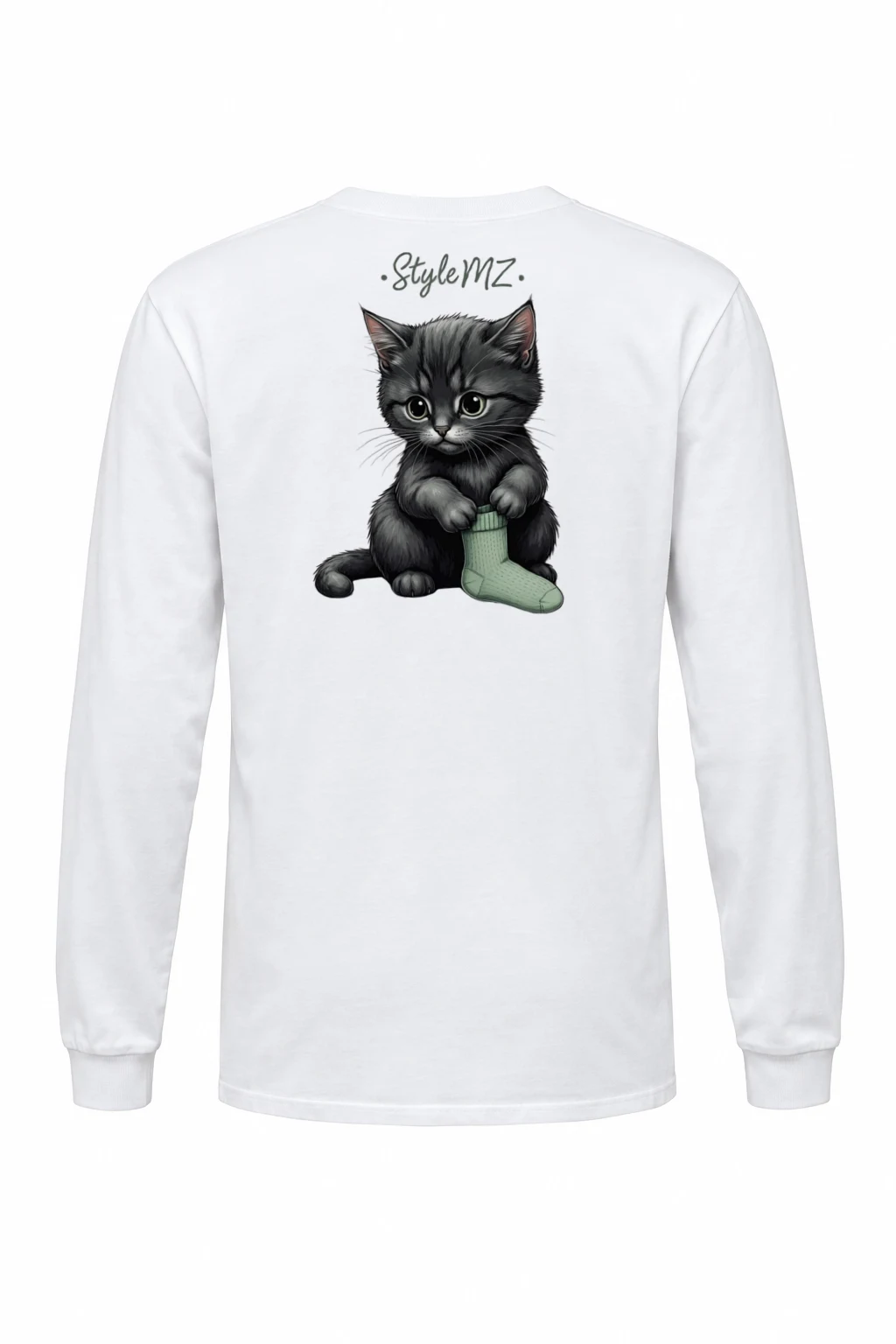 "Kitten Sock" Unisex Longsleeve T-shirt | Gildan 2400