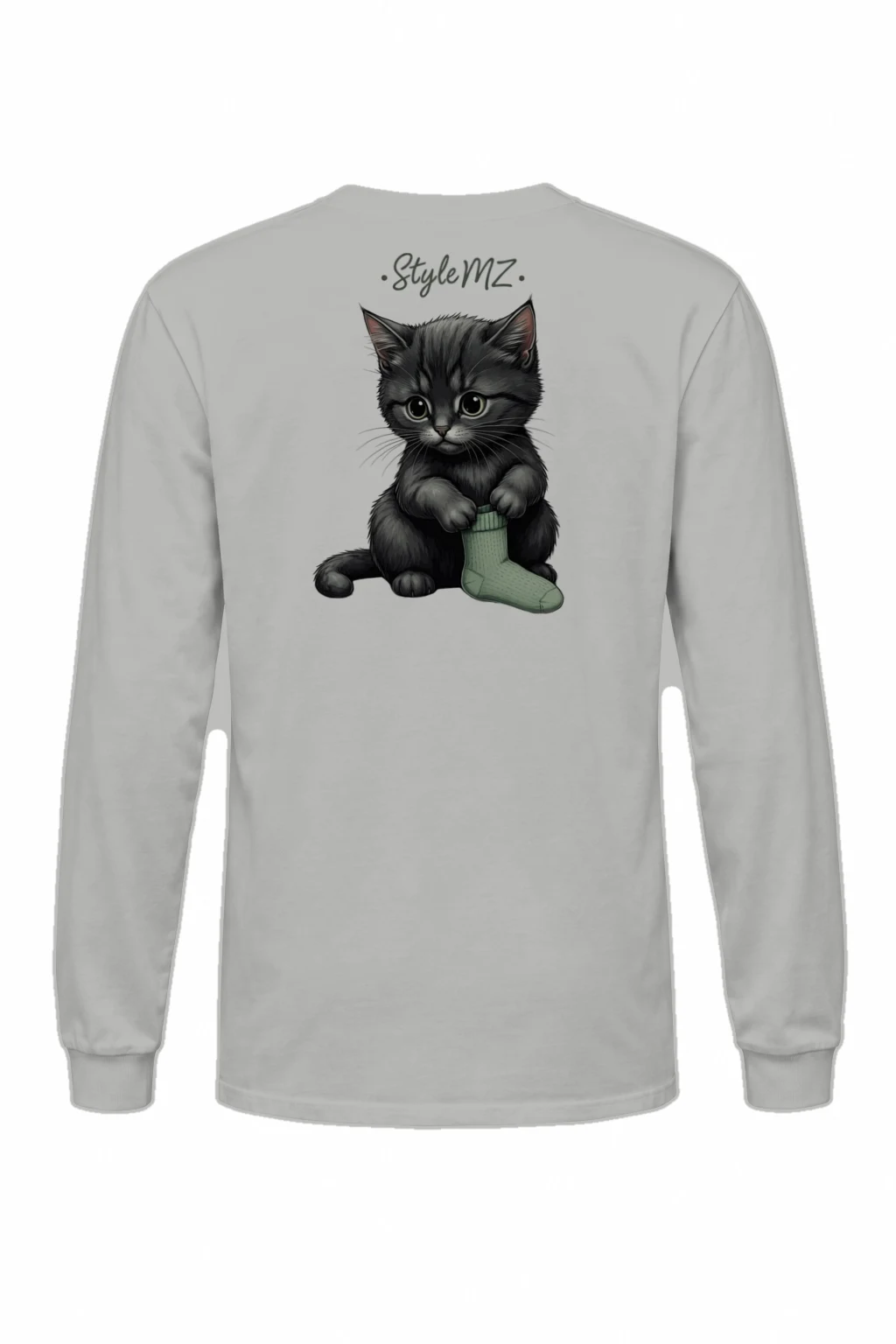 "Kitten Sock" Unisex Longsleeve T-shirt | Gildan 2400