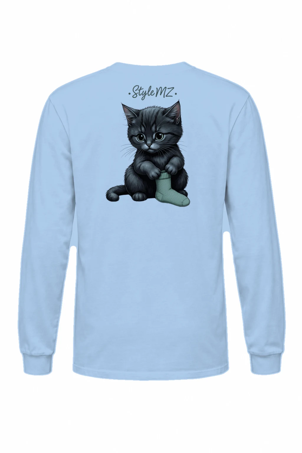 "Kitten Sock" Unisex Longsleeve T-shirt | Gildan 2400