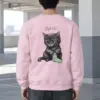 "Kitten With Green Sock" Heavy Blend Unisex Crewneck Sweatshirt
