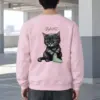 "Kitten With Green Sock" Heavy Blend Unisex Crewneck Sweatshirt