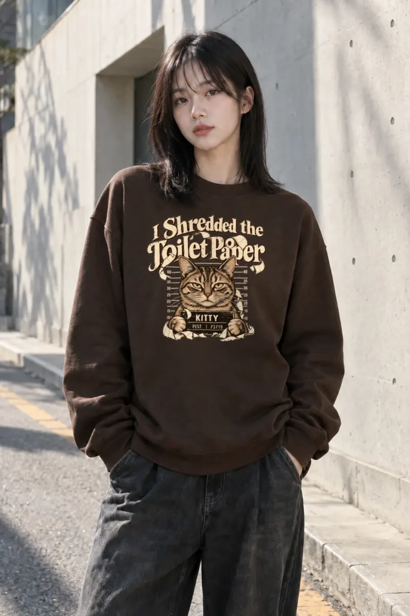 "Kitty Pest" Heavy Blend Unisex Crewneck Sweatshirt | Gildan 18000