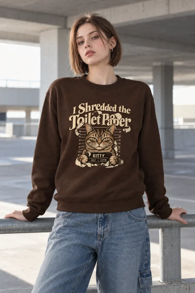 "Kitty Pest" Heavy Blend Unisex Crewneck Sweatshirt