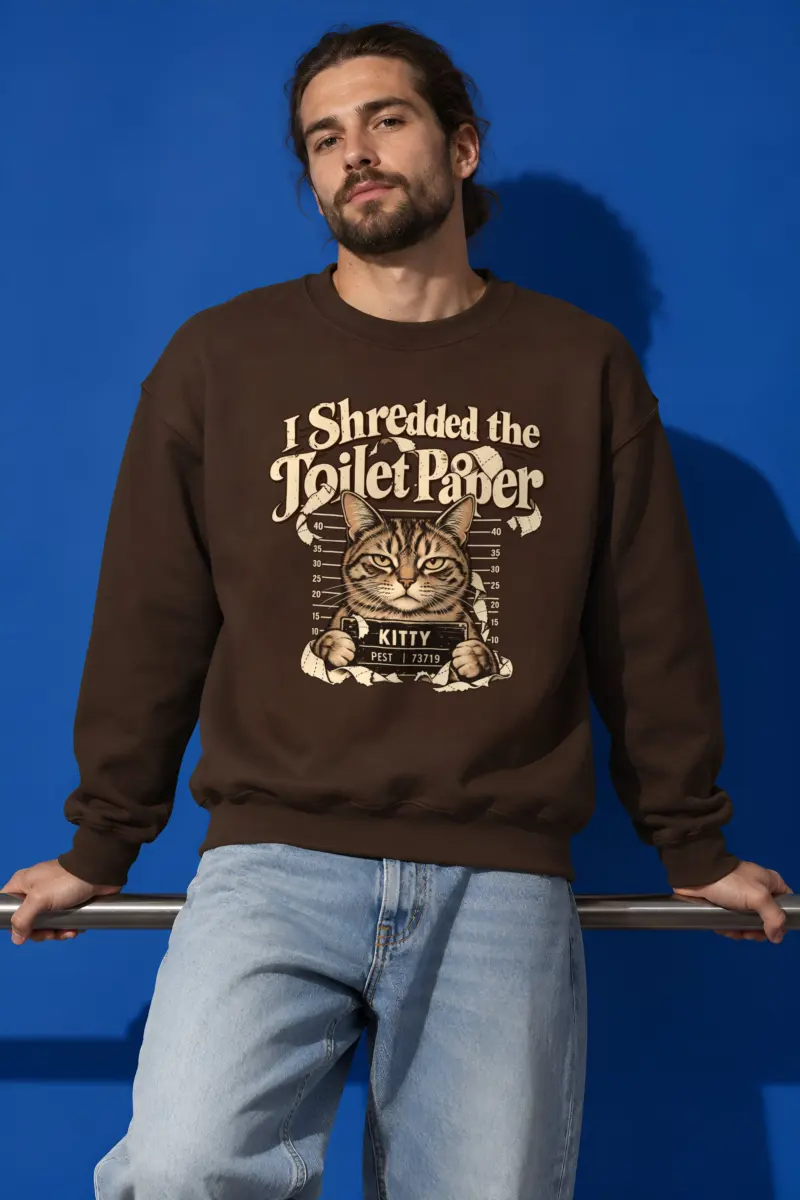 "Kitty Pest" Heavy Blend Unisex Crewneck Sweatshirt