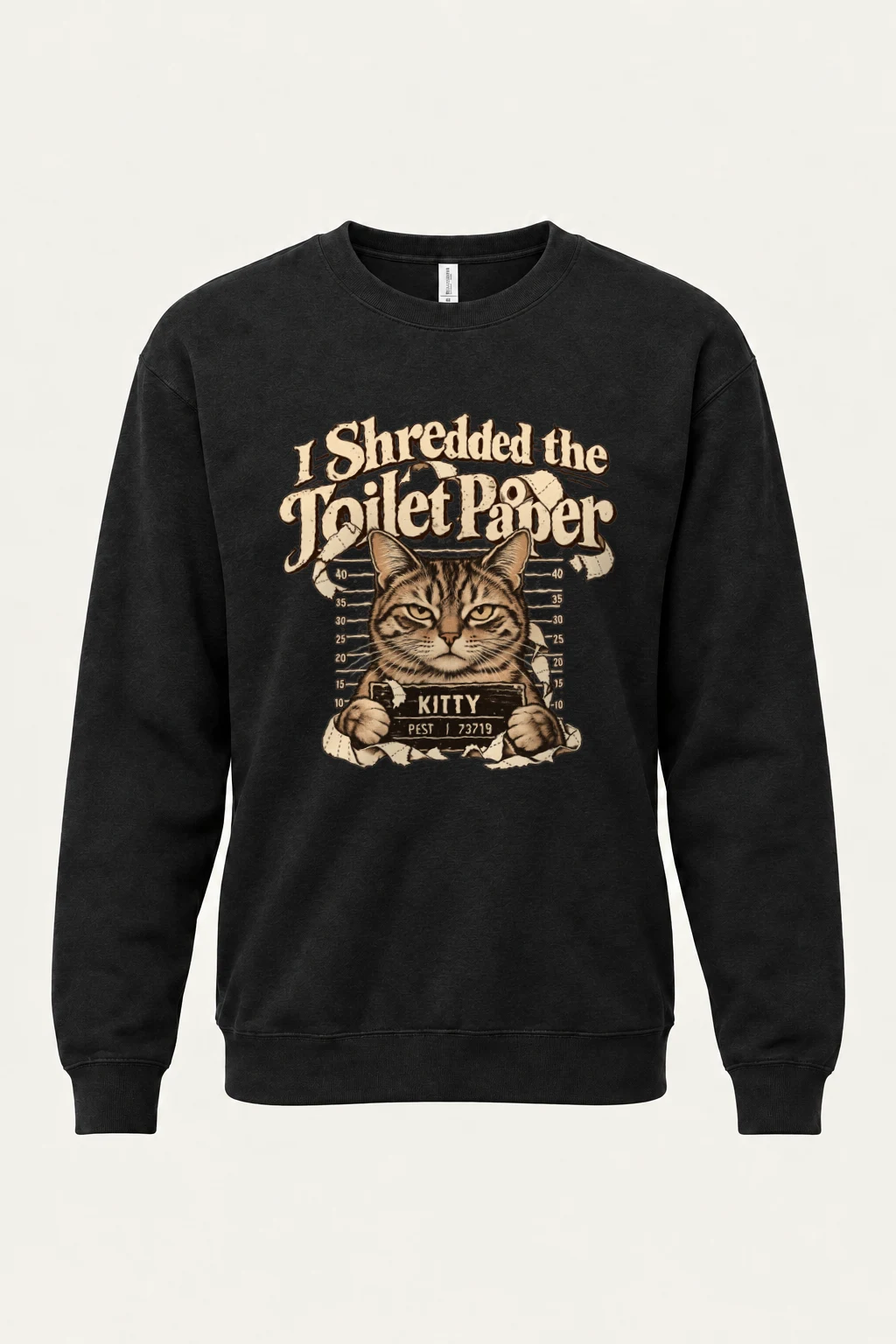 "Kitty Pest" Heavy Blend Unisex Crewneck Sweatshirt | Gildan 18000