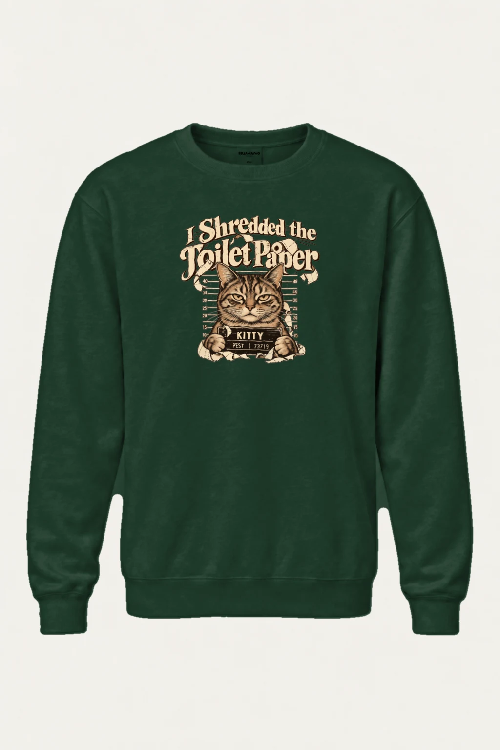"Kitty Pest" Heavy Blend Unisex Crewneck Sweatshirt | Gildan 18000